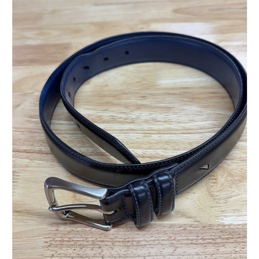 Nautica Black Leather Belt